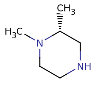 2d structure of (2R)-1,2-dimethylpiperazine