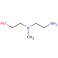 2d structure of 2-[(2-aminoethyl)(methyl)amino]ethan-1-ol