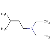2d structure of diethyl(3-methylbut-2-en-1-yl)amine