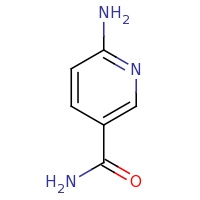 2d structure of 6-aminopyridine-3-carboxamide