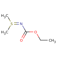 2d structure of ethyl N-(dimethyl-$l^{4}-sulfanylidene)carbamate
