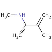 2d structure of methyl[(2S)-3-methylbut-3-en-2-yl]amine