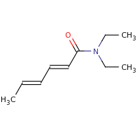 2d structure of (2E,4E)-N,N-diethylhexa-2,4-dienamide