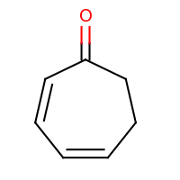2d structure of cyclohepta-2,4-dien-1-one