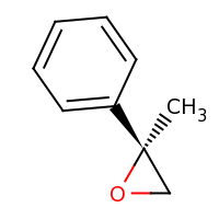 2d structure of (2S)-2-methyl-2-phenyloxirane