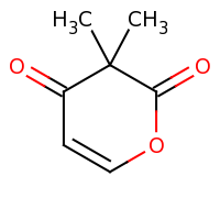 2d structure of 3,3-dimethyl-3,4-dihydro-2H-pyran-2,4-dione