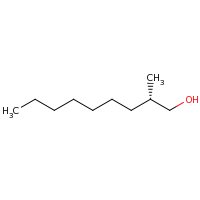 2d structure of (2S)-2-methylnonan-1-ol