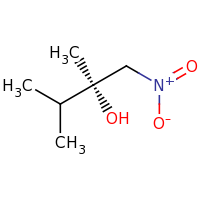 2d structure of (2S)-2,3-dimethyl-1-nitrobutan-2-ol