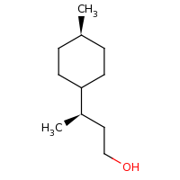 2d structure of (3R)-3-(4-methylcyclohexyl)butan-1-ol