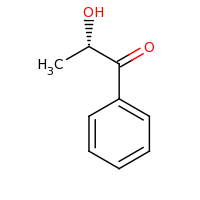 2d structure of (2S)-2-hydroxy-1-phenylpropan-1-one