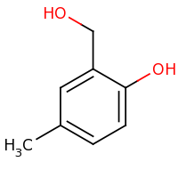 2d structure of 2-(hydroxymethyl)-4-methylphenol