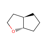 2d structure of (3aR,6aS)-hexahydro-2H-cyclopenta[b]furan