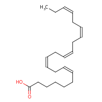 2d structure of (7Z,10Z,13Z,16Z,19Z)-docosa-7,10,13,16,19-pentaenoic acid