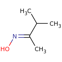 2d structure of (E)-N-(3-methylbutan-2-ylidene)hydroxylamine