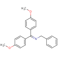 2d structure of benzyl[bis(4-methoxyphenyl)methylidene]amine