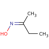 2d structure of (Z)-N-(butan-2-ylidene)hydroxylamine