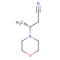 2d structure of (3R)-3-(morpholin-4-yl)butanenitrile