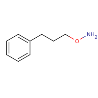 2d structure of O-(3-phenylpropyl)hydroxylamine