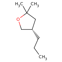 2d structure of (4S)-2,2-dimethyl-4-propyloxolane