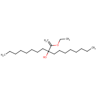 2d structure of 9-(1-ethoxyethenyl)heptadecan-9-ol