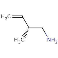 2d structure of (2R)-2-methylbut-3-en-1-amine