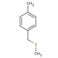 2d structure of 1-methyl-4-[(methylsulfanyl)methyl]benzene