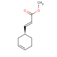 2d structure of methyl (2E)-3-[(1S)-cyclohex-3-en-1-yl]prop-2-enoate