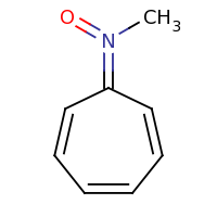 2d structure of 7-(methylnitroso)cyclohepta-1,3,5-triene