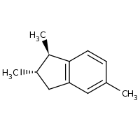 2d structure of (1R,2S)-1,2,5-trimethyl-2,3-dihydro-1H-indene