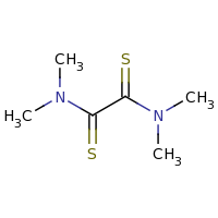 2d structure of N,N,N',N'-tetramethylethanedithioamide