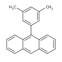 2d structure of 9-(3,5-dimethylphenyl)anthracene
