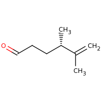 2d structure of (4S)-4,5-dimethylhex-5-enal