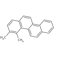 2d structure of 3,4-dimethylchrysene