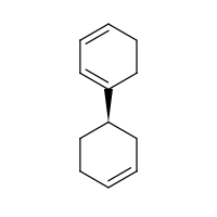 2d structure of 1-[(1R)-cyclohex-3-en-1-yl]cyclohexa-1,3-diene