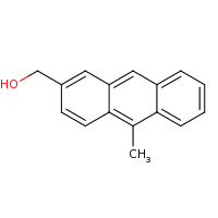 2d structure of (10-methylanthracen-2-yl)methanol