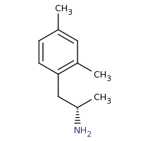 2d structure of (2S)-1-(2,4-dimethylphenyl)propan-2-amine