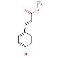 2d structure of methyl 3-(4-hydroxyphenyl)prop-2-enoate