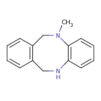 2d structure of 2-methyl-2,11-diazatricyclo[10.4.0.0^{4,9}]hexadeca-1(12),4(9),5,7,13,15-hexaene
