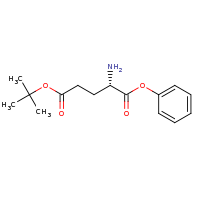 2d structure of 1-tert-butyl phenyl (4S)-4-aminopentanedioate