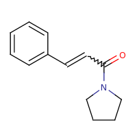 2d structure of 3-phenyl-1-(pyrrolidin-1-yl)prop-2-en-1-one