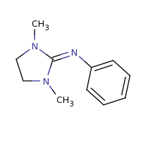 2d structure of 1,3-dimethyl-N-phenylimidazolidin-2-imine