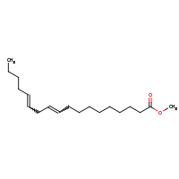 2d structure of methyl octadeca-10,13-dienoate