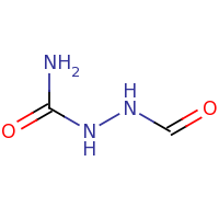 2d structure of N-(carbamoylamino)formamide