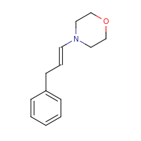2d structure of 4-[(1E)-3-phenylprop-1-en-1-yl]morpholine