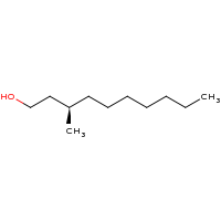 2d structure of (3R)-3-methyldecan-1-ol
