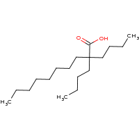 2d structure of 2,2-dibutyldecanoic acid
