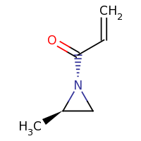 2d structure of 1-[(1R,2R)-2-methylaziridin-1-yl]prop-2-en-1-one