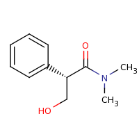 2d structure of (2S)-3-hydroxy-N,N-dimethyl-2-phenylpropanamide