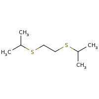 2d structure of 2-{[2-(propan-2-ylsulfanyl)ethyl]sulfanyl}propane