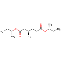 2d structure of 1,6-bis(2R)-butan-2-yl (3R)-3-methylhexanedioate